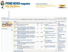 Tablet Screenshot of forums.pondboss.com